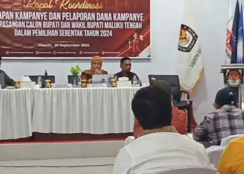 KPU Malteng Gelar Rakor Persiapan Kampanye