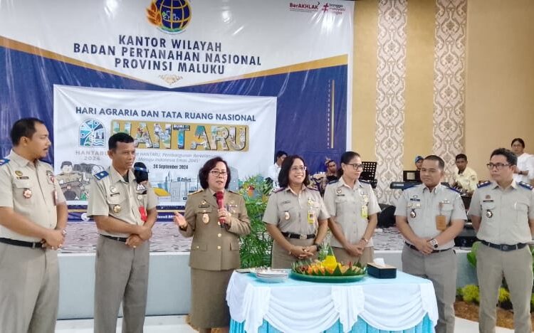 Meriahkan HANTURA 2024, Kanwil Provinsi Maluku Gelar Berbagai Kegiatan, salah satunya Penerbitan Sertifikat Tanah Ulayat