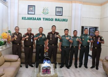Pangdam XV/Pattimura Kunker ke Kejati Maluku