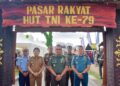 Jelang (HUT) TNI Ke-79, Kodim 1504/Ambon Sukseskan Pasar Rakyat Kodam XV/Pattimura