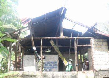 Melalui Program TMMD, Sejumlah Rumah Diperbaiki Kodim 1503/Tual