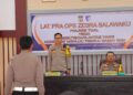 Polres Tual Gelar Lat Pra Ops Zebra Salawaku 2024
