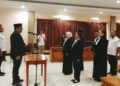 Lantik  Pj KPN Isu dan Hattu, Bupati Ingatkan Pentingnya  Stabilitas Keamanan dan Ketertiban Selama Pilkada