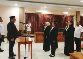 Lantik  Pj KPN Isu dan Hattu, Bupati Ingatkan Pentingnya  Stabilitas Keamanan dan Ketertiban Selama Pilkada