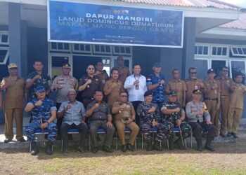 Uji Coba Makan Siang Bergisi Lanud DM Langgur Dilepas  Huwae