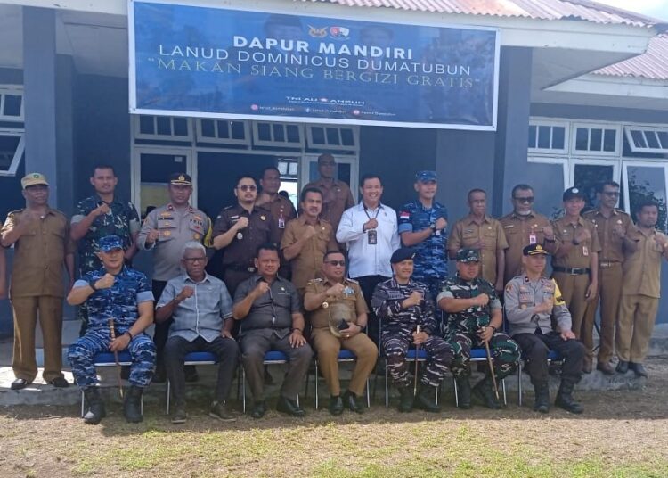 Uji Coba Makan Siang Bergisi Lanud DM Langgur Dilepas  Huwae