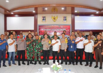 Jelang Nataru, Polres Tual Gelar Rakor Kesiapan Operasi Lilin Salawaku