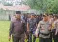 Inspeksi Personil Operasi Lilin Salawaku Dihadiri Ketua DPRD Malra