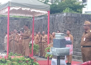 Huwae Pimpin Apel Awal Tahun Bersama  ASN Malra