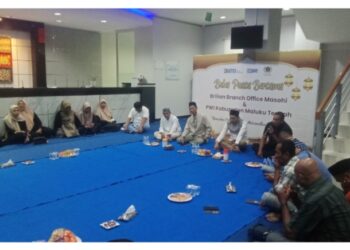 BRI Branch Office Masohi Buka Puasa Bersama Dengan PWI Malteng