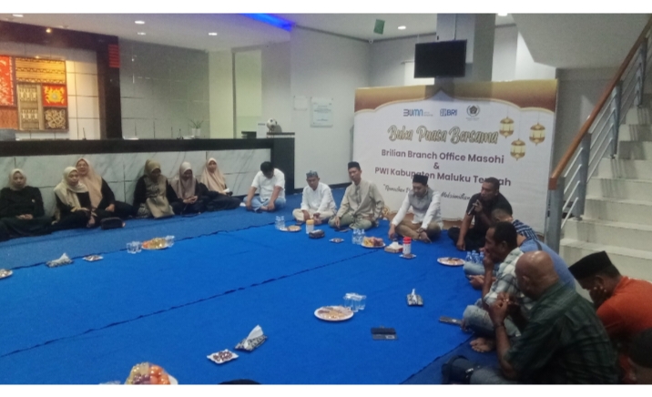 BRI Branch Office Masohi Buka Puasa Bersama Dengan PWI Malteng