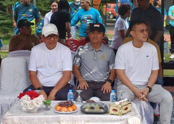 Didampingi Ketua Persit Dandim 1503/Tual Hadiri Gerakan IHS