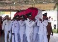 Camat TNS Wakili Bupati Malteng Melepaskan Jenasah Almarhum KPN Usliapan