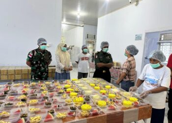 Dandim 1503/Tual Tinjau Dapur Makan Bergizi di Wilayah Hukumnya