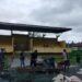 Gotong Royong Mantapkan Lapangan Upacara Menyongsong HUT RI ke-80,Camat TNS Apresiasi Kekompakan Masyarakat