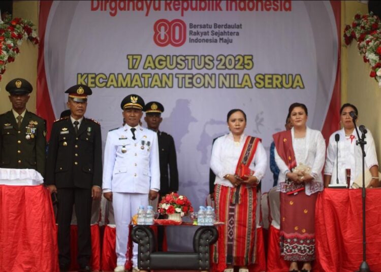 Suasana Upacara HUT RI ke 80 RI di Kecamatan TNS: Pertunjukan Seni Hingga Makan Patita