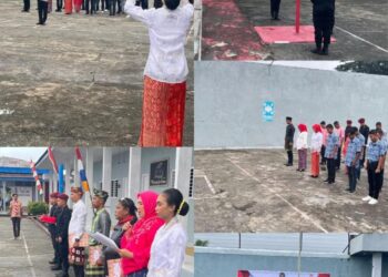 Rutan Masohi Gelar Upacara Pengibaran Bendera Peringati HUT ke-80 Kemerdekaan RI