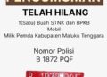 Berita Kehilangan
