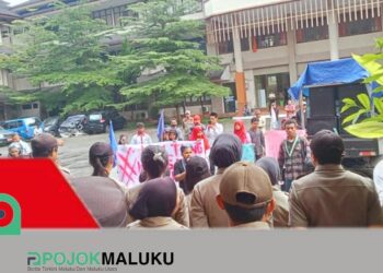 GMKI – KAMMI Turun jalan suarakan Persoalan RSUD Masohi