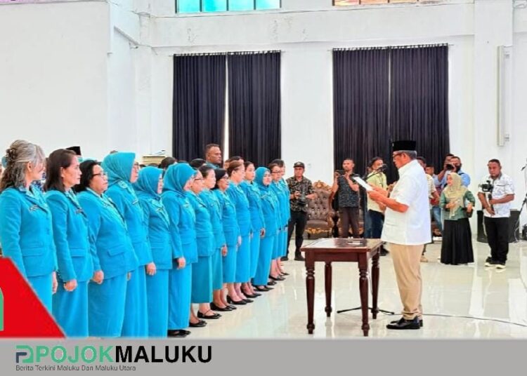 Bupati Thaher Lantik TP.PKK Maluku Tenggara periode 2025-2030
