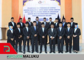 Transformasi Pemasyarakatan Maluku, Kakanwil Lantik 18 Pejabat  Manajerial