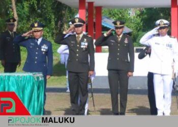 Upacara Ziarah Nasional HUT TNI ke-80 Digelar di TMP Rudira Jaya Malra