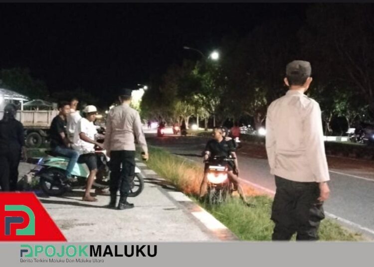 Polsek Namlea Kembali Bubarkan Aksi Balap Liar di Dalam Kota, Warga Apresiasi Langkah Cepat Polisi