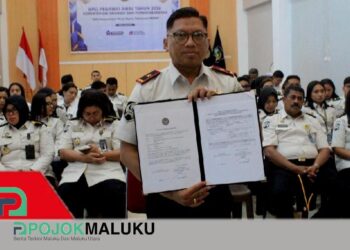 Ditjenpas Maluku Ikuti Deklarasi Janji Kinerja Kemenimipas Tahun 2026