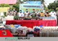 Polres Buru Musnahkan Ribuan Liter Minuman Beralkohol
